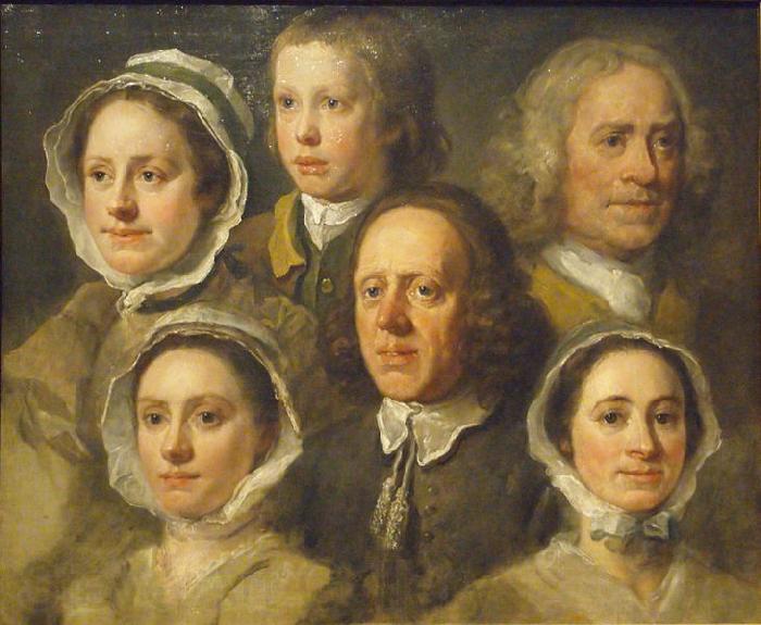 William Hogarth Heads of Six of Hogarth's Servants